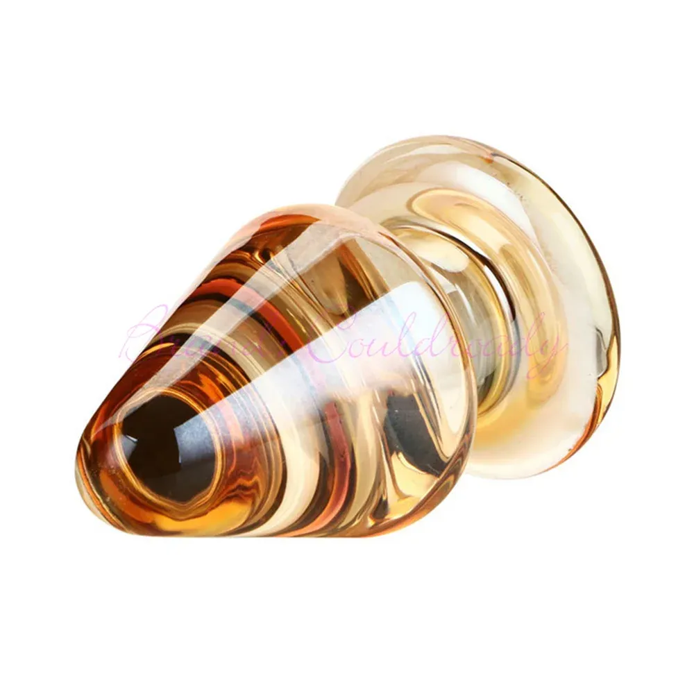 Glazen buttplug Ambre Doré, foto 6