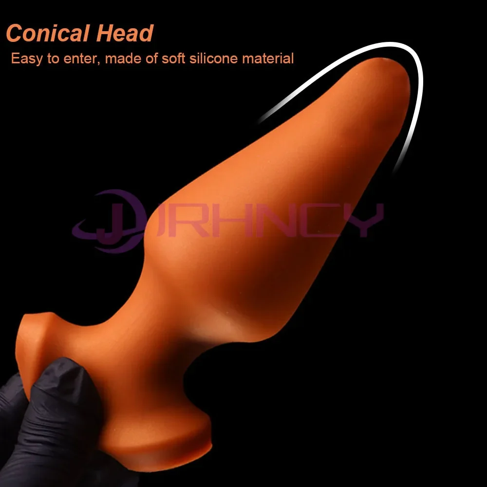 XXL Anale plug kegel met zuignap, foto 4
