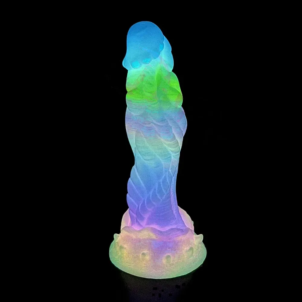 XXL fantasy dildo Aurora Glow Vibe, Model 17
