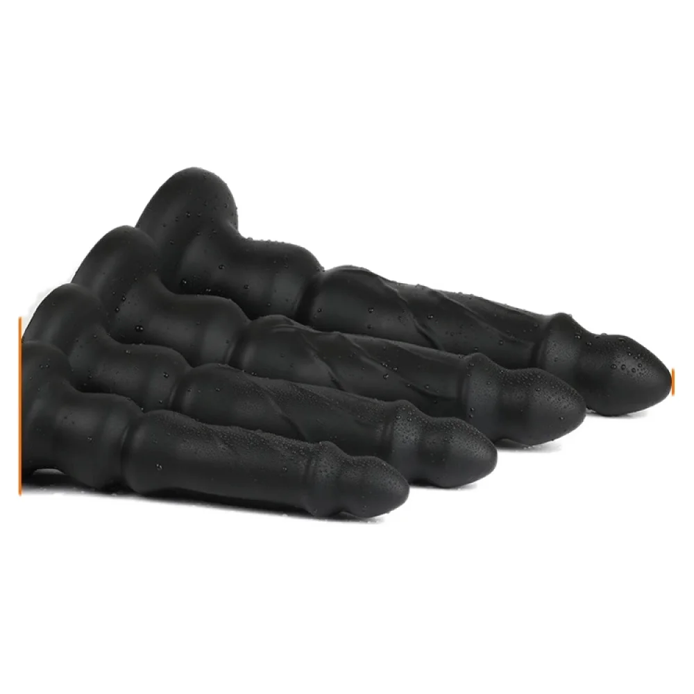 XXL buttplug Collection Or & Noir, Model 4