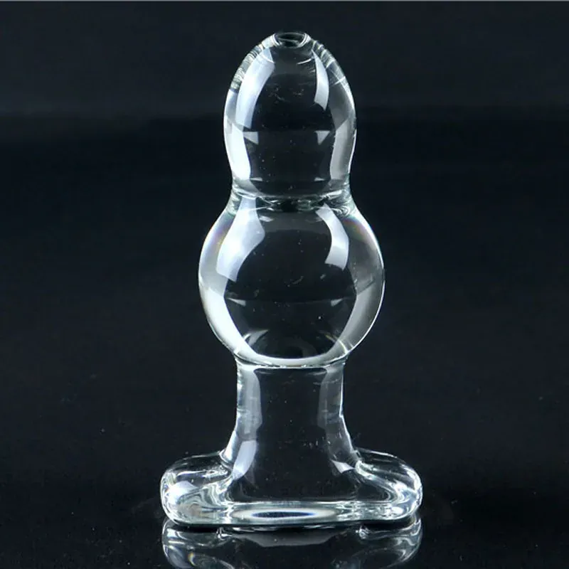 Glazen buttplug Cristal Calebasse, foto 5