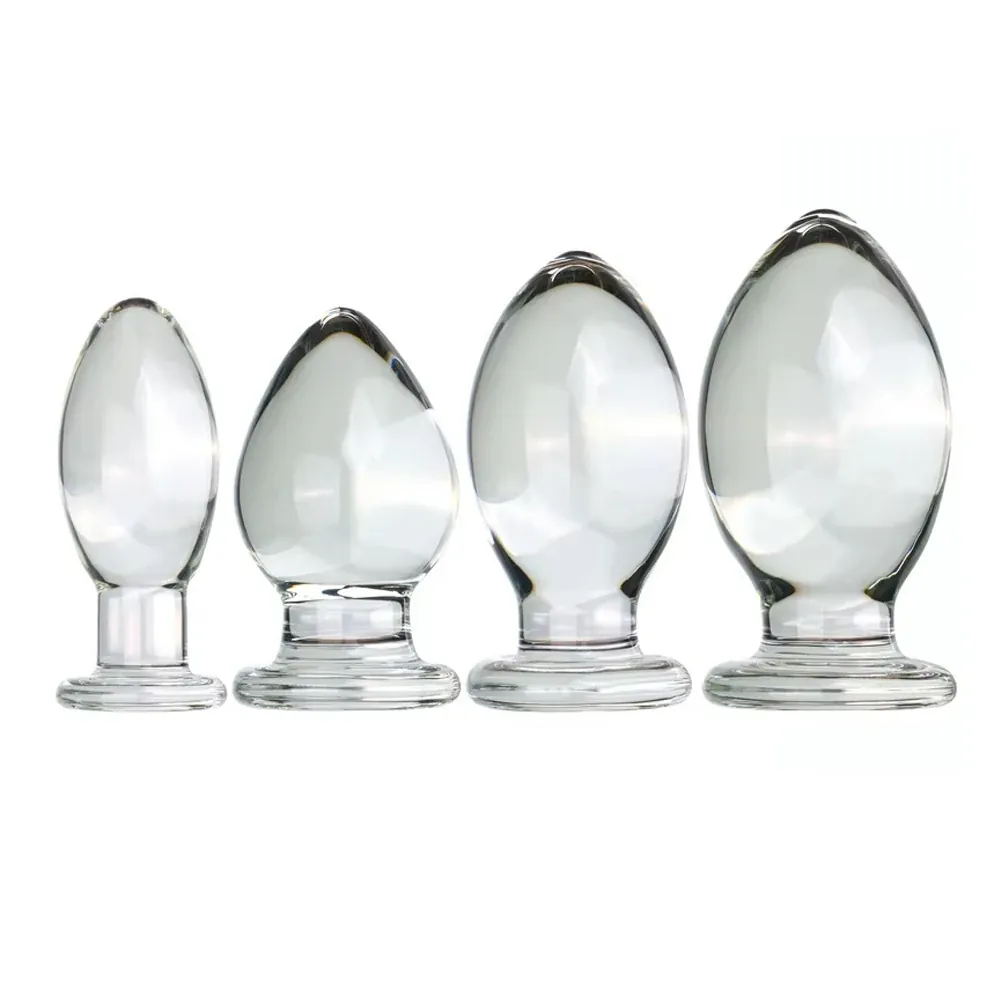 Glazen buttplug Cristal Ovale XXL, glas