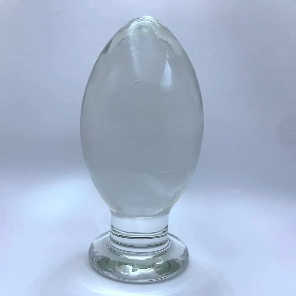 Glazen buttplug Cristal Ovale XXL, foto 3