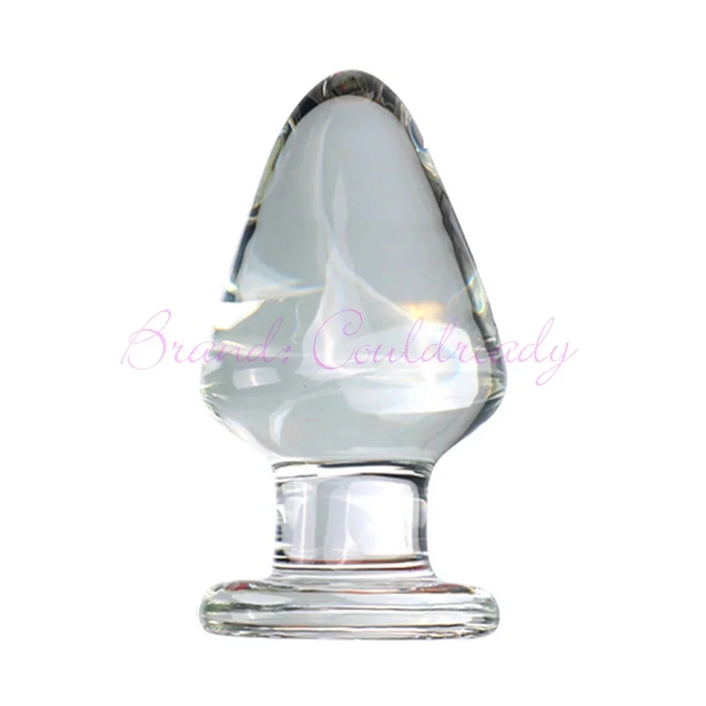 Glazen buttplug Cristal Trio, Model 6062 · 105 × 60 mm