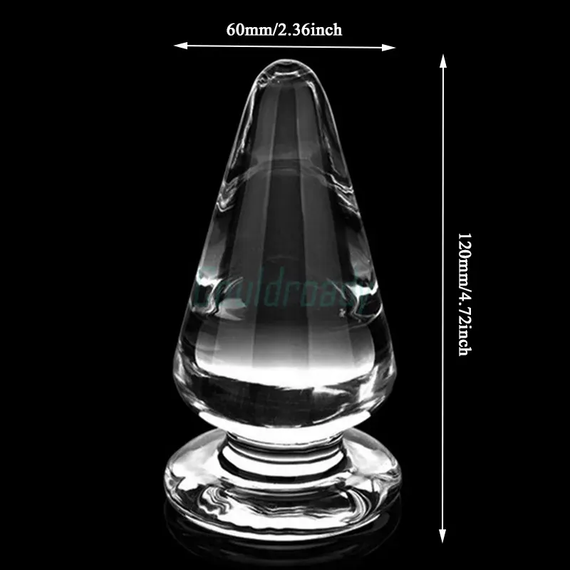 Glazen buttplug Cristal Trio, foto 4