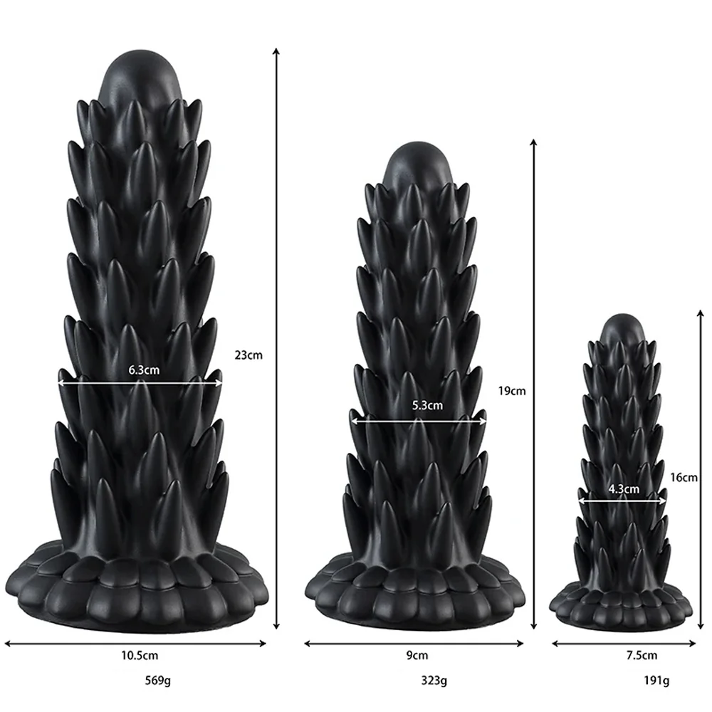 XXL fantasy dildo Doorn Monster, Kleur 1 · S