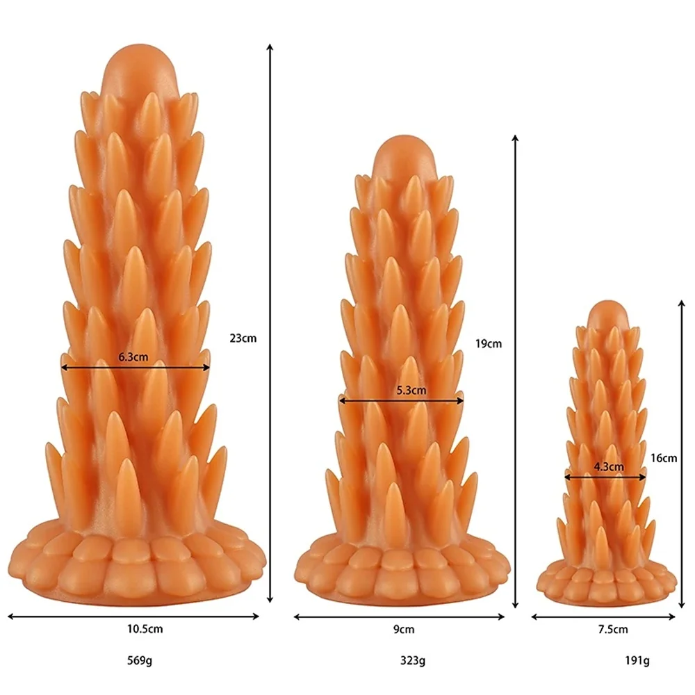 XXL fantasy dildo Doorn Monster, Kleur 4 · S