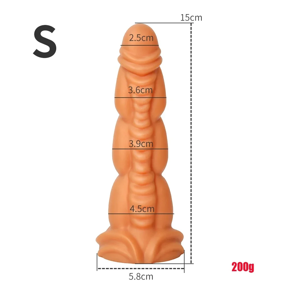 XXL draken dildo Dragon Scale, Extra groot model · S