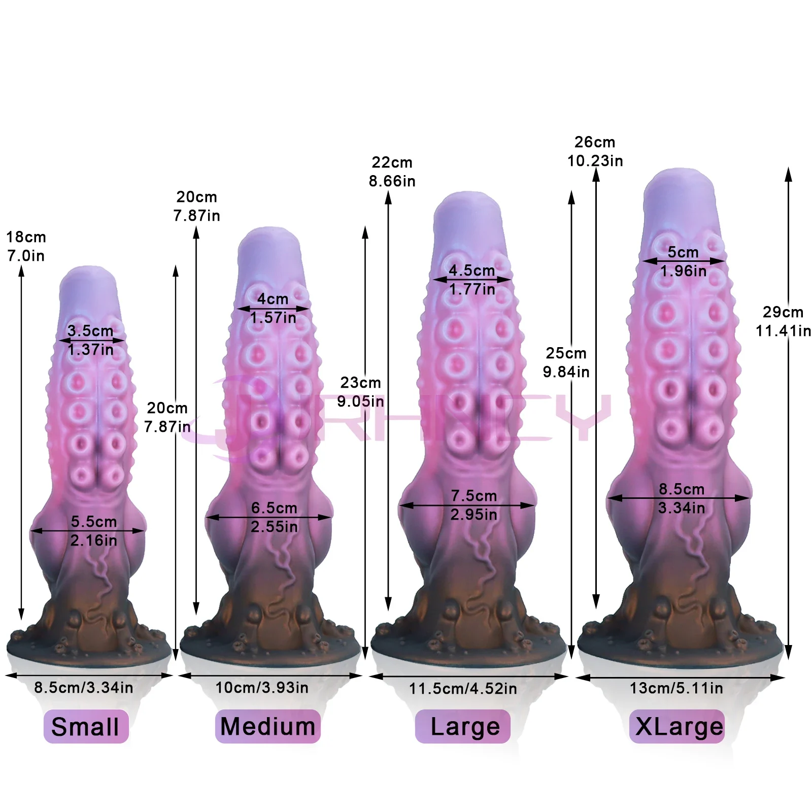 XXL Enorme anale dildo met zuignap, foto 2