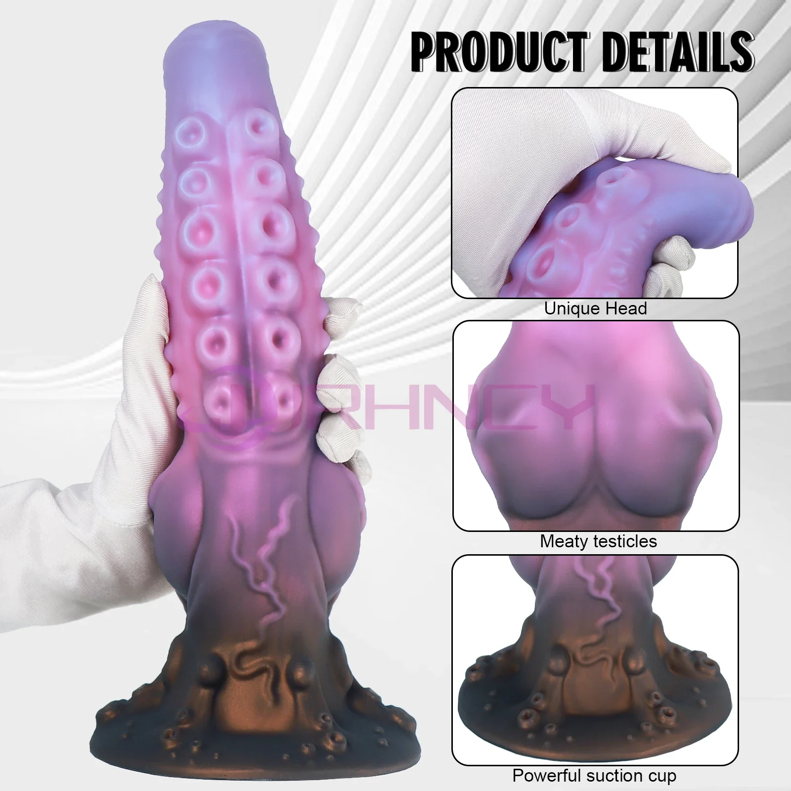 XXL Enorme anale dildo met zuignap, foto 3
