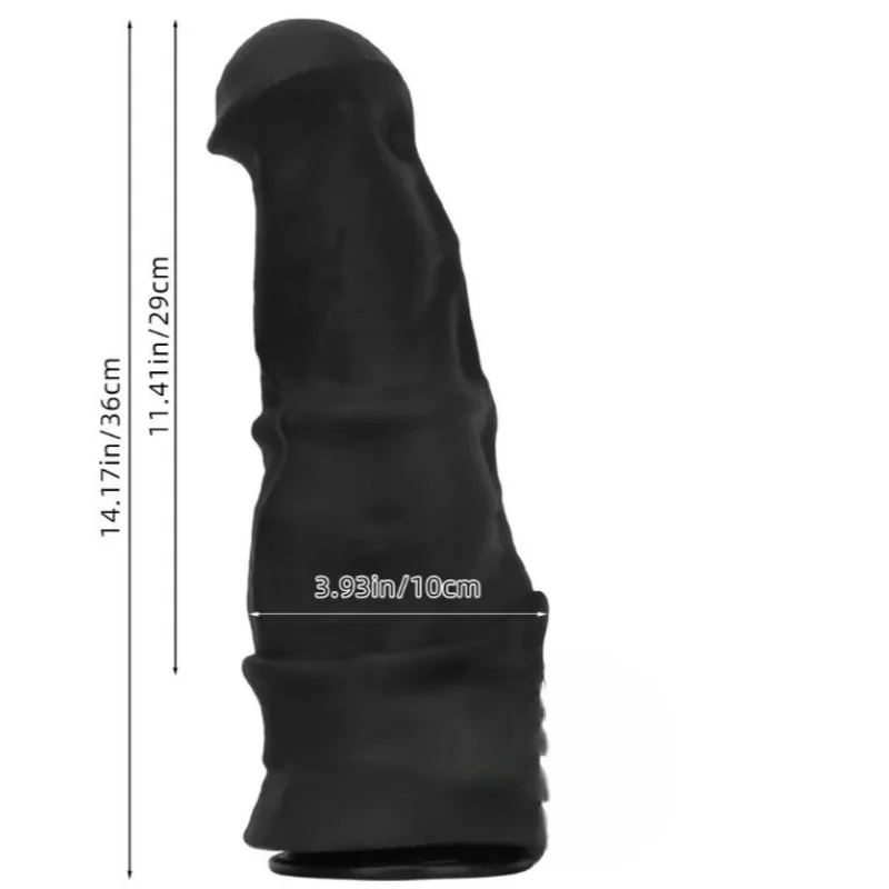 Enorme paarden dildo met zuignap, siliconen