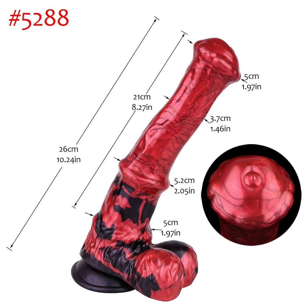 XXL paardendildo Equus Nuit, Model 5288 kleur RF