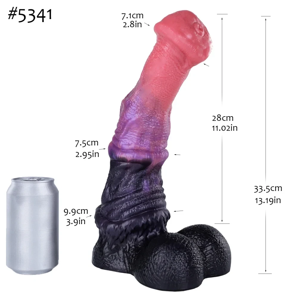XXL paardendildo Equus Nuit, Model 5341