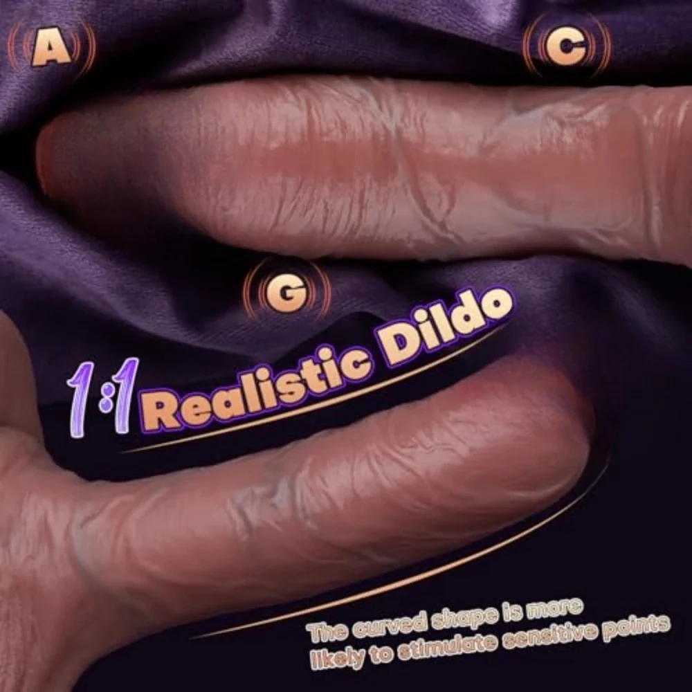 Extra grote realistische siliconen dildo, foto 5