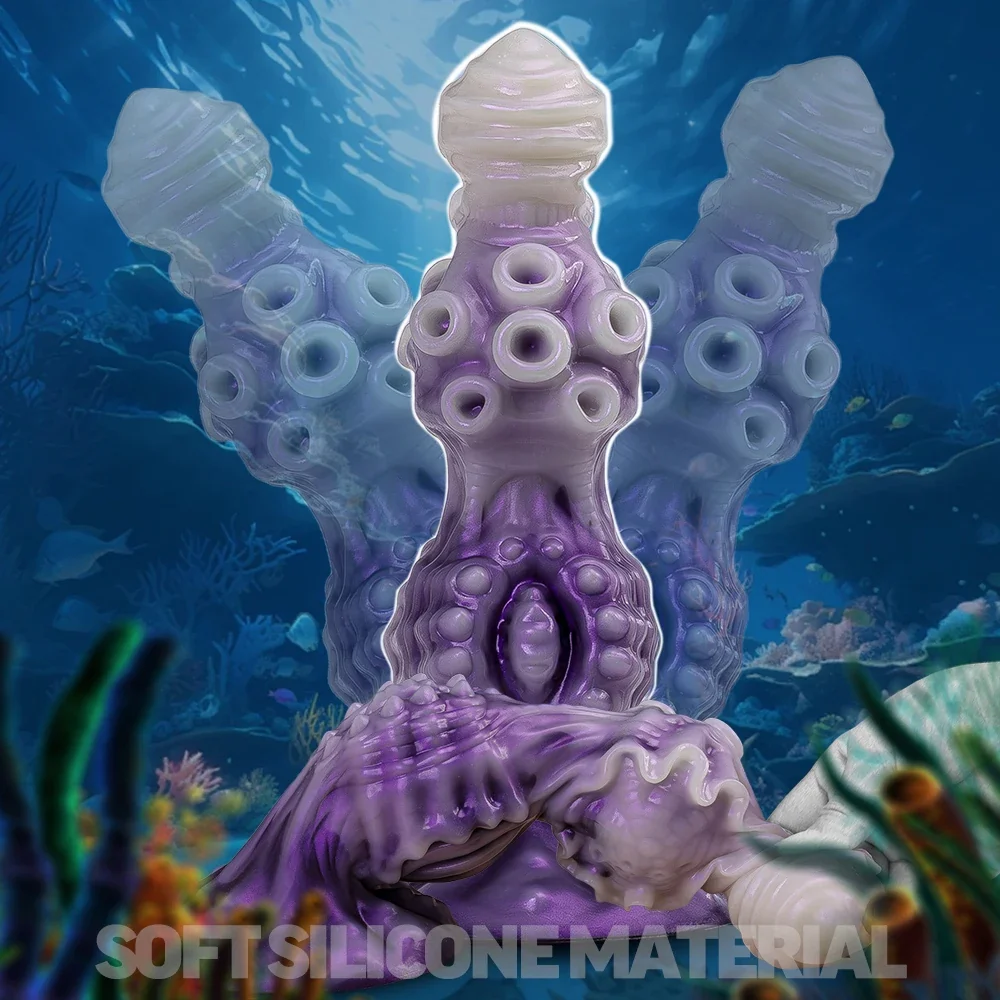 Fantasy 3-knoops dildo, foto 3