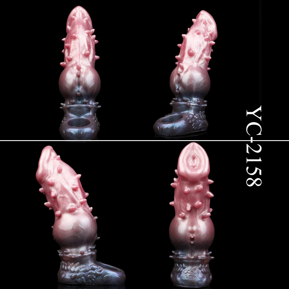 Fantasy penis sleeve (paard/wolf), foto 6