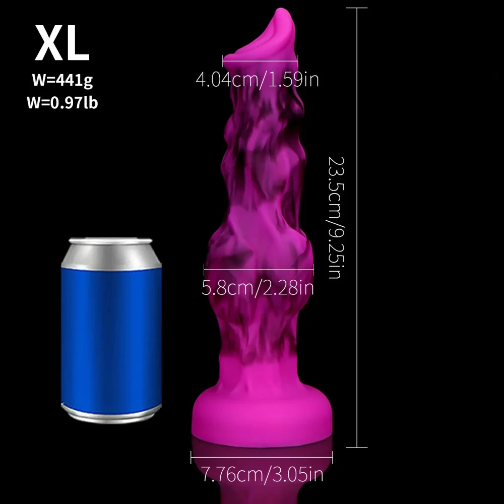 XXL fantasy dildo Fantasy Rubis, Roze · XL