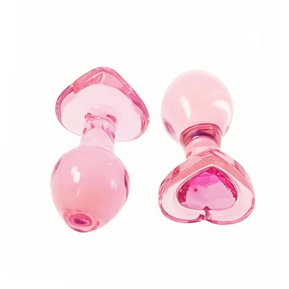 Glazen buttplug Hartvoet, glas