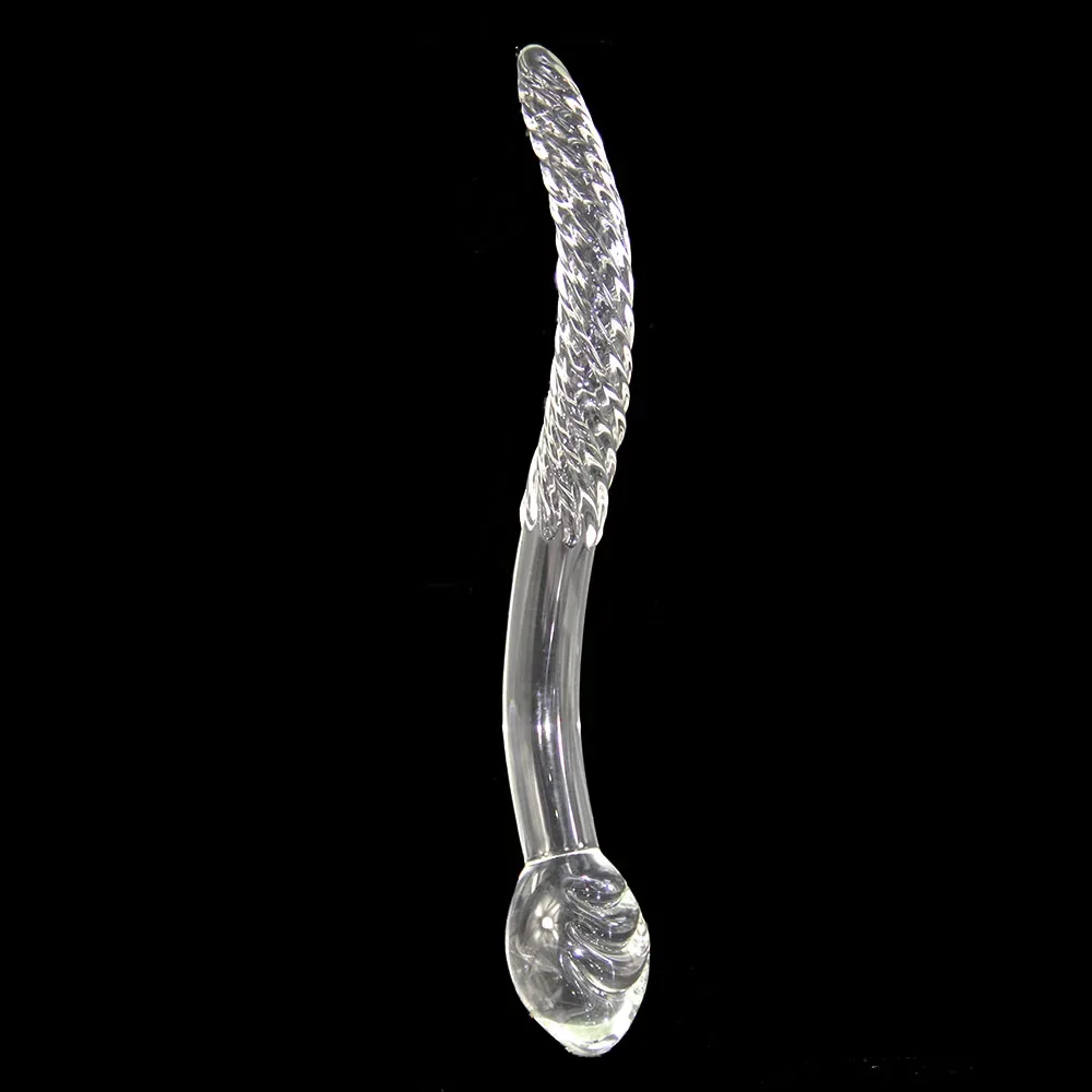Glazen dildo Kralen 27 cm, glas