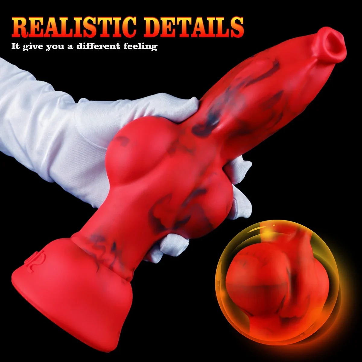 Knoop dildo (fantasy hond), foto 4