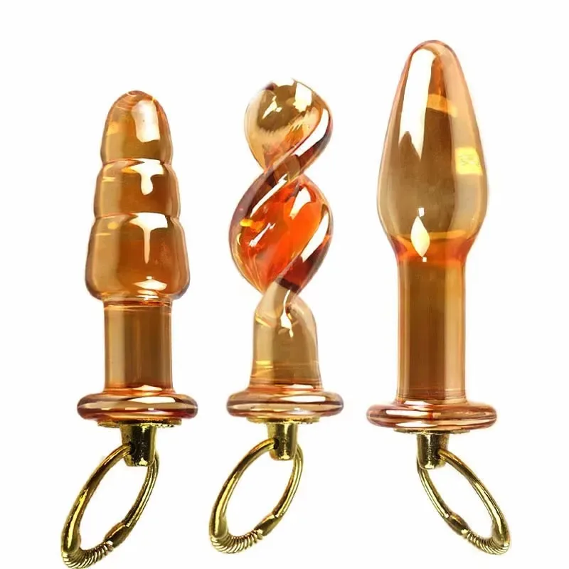 Glazen kralenplug Goud, glas