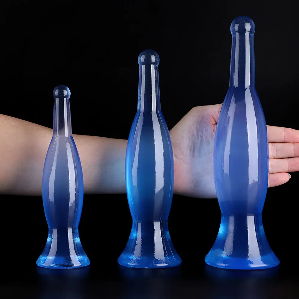 Transparante buttplug Kristal Fles, foto 3
