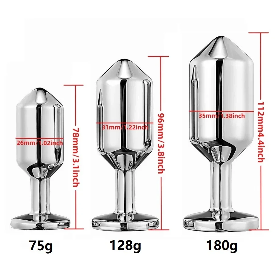 Metalen buttplug set, foto 6