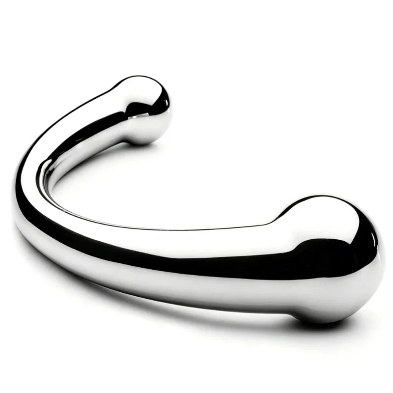 Metalen dubbele dildo, metaal