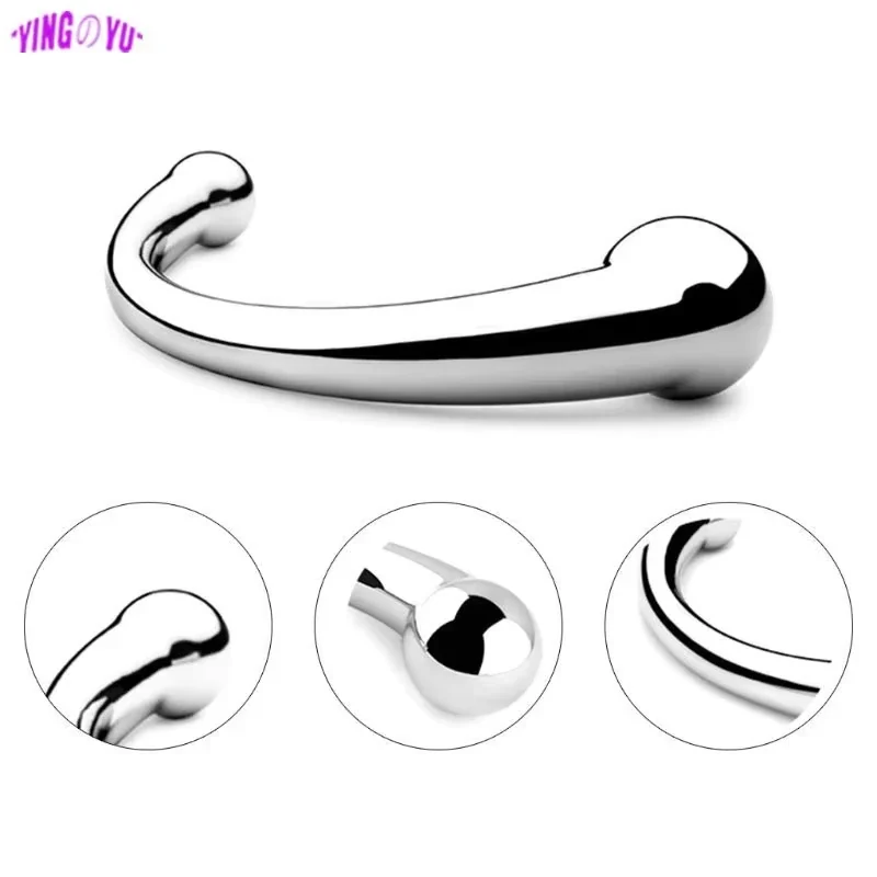 Metalen dubbele dildo, foto 5
