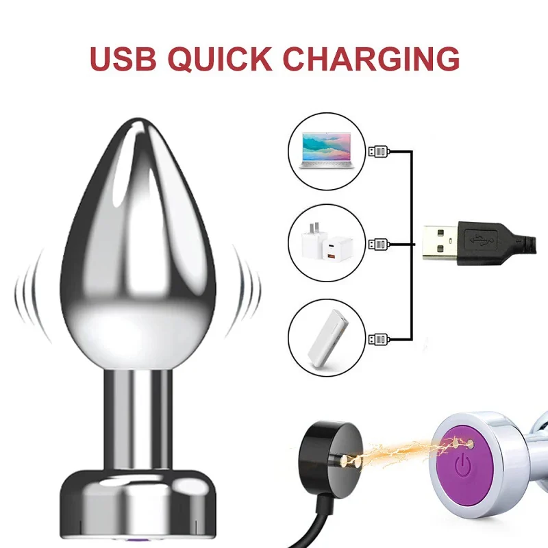 Metalen vibrerende plug set, foto 4