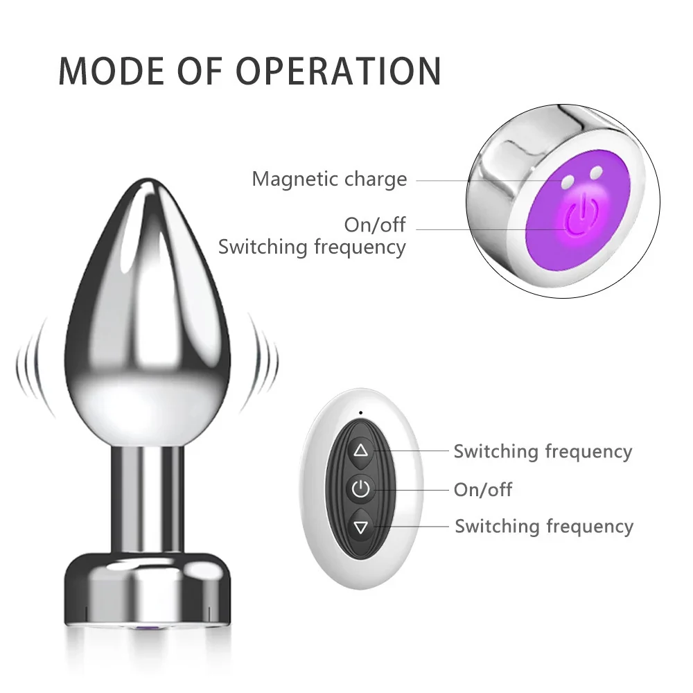 Metalen vibrerende plug set, foto 5