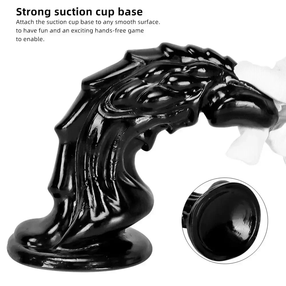 Monster dildo medische siliconen, foto 3