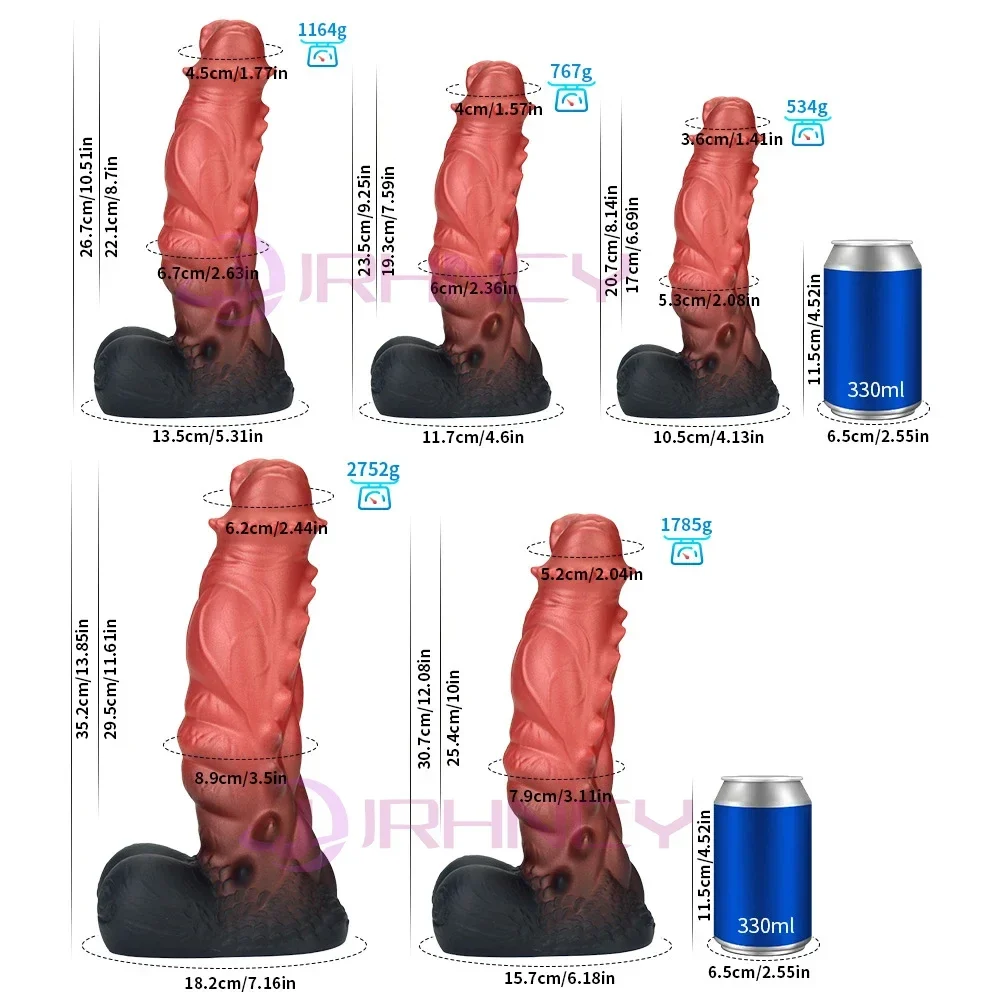 Monster dildo S-XXL met zuignap, foto 2