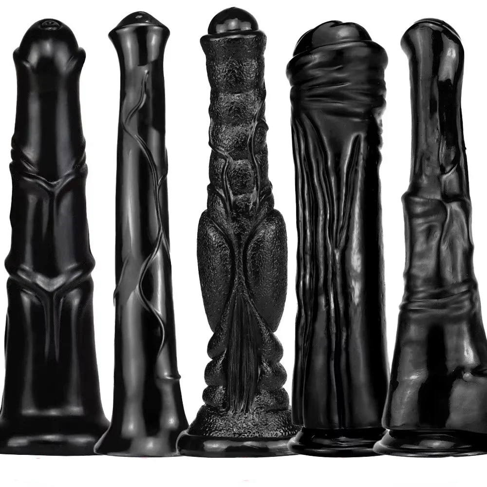 Paard dildo XXXL siliconen, vloeibare siliconen