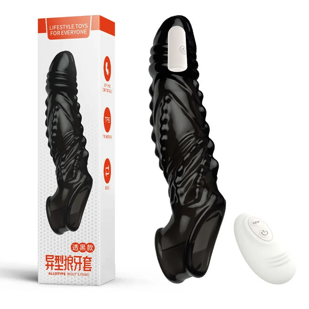 Penis sleeve met optionele vibratie
