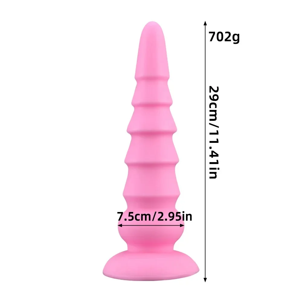 XXL buttplug Pyramide Plug, Kleur 7 · L