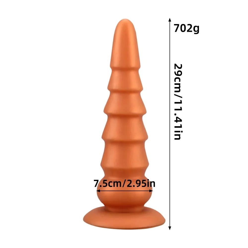 XXL buttplug Pyramide Plug, Kleur 8 · L