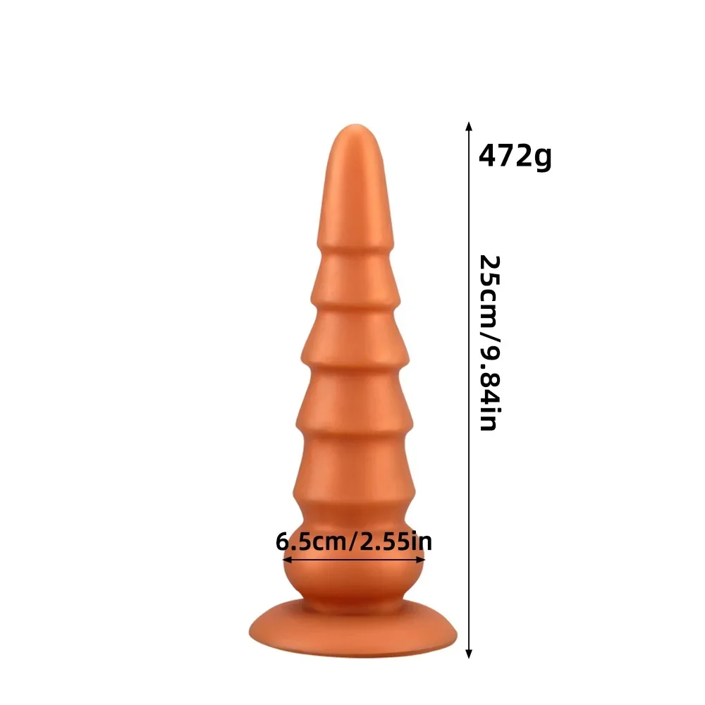 XXL buttplug Pyramide Plug, Kleur 9 · M
