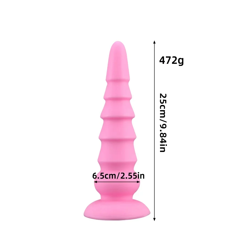 XXL buttplug Pyramide Plug, Kleur 2 · M