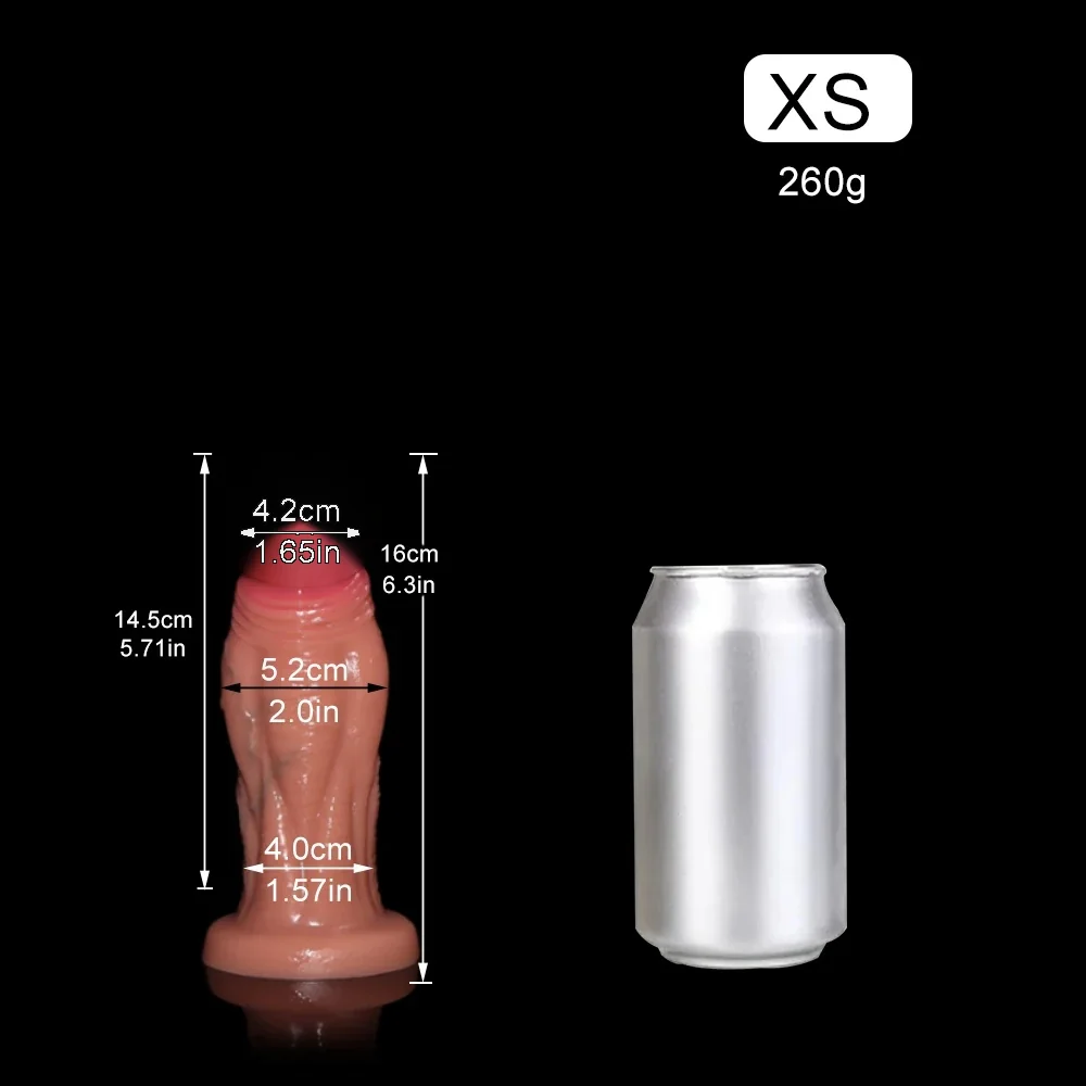 XXL Realistische Dildo Noir & Nude, XS