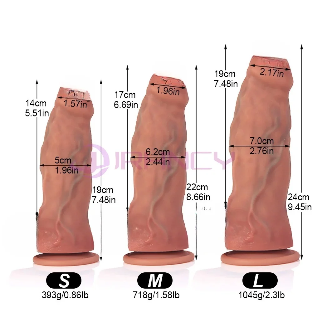 XXL Realistische dildo phimosis-stijl, foto 4