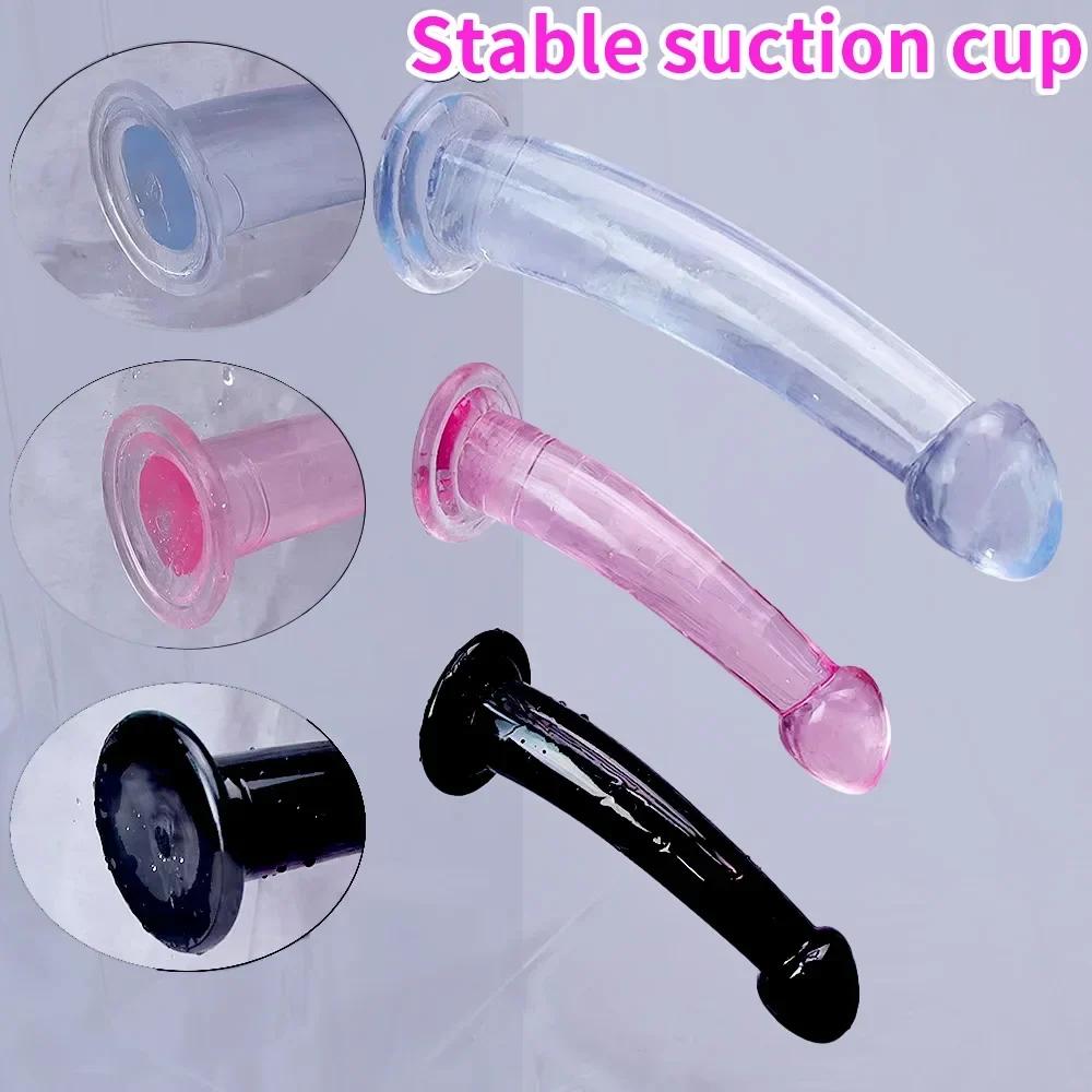 Realistische dildo met zuignap (TPE), 5–9 inch, foto 2