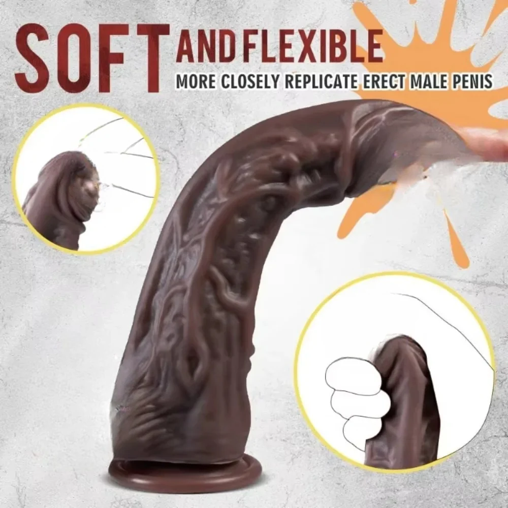 Realistische G-spot dildo met zuignap, foto 2