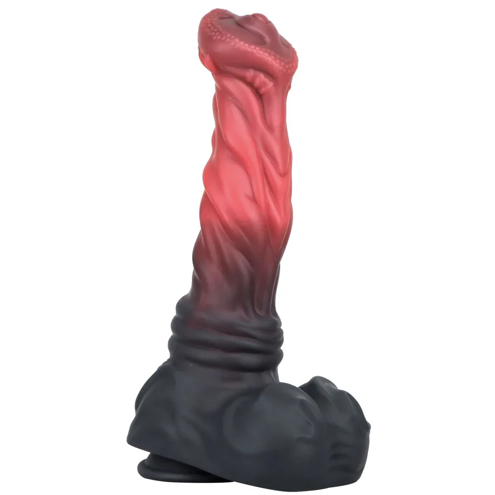 XXL Realistische paarden dildo 32cm, vloeibare siliconen
