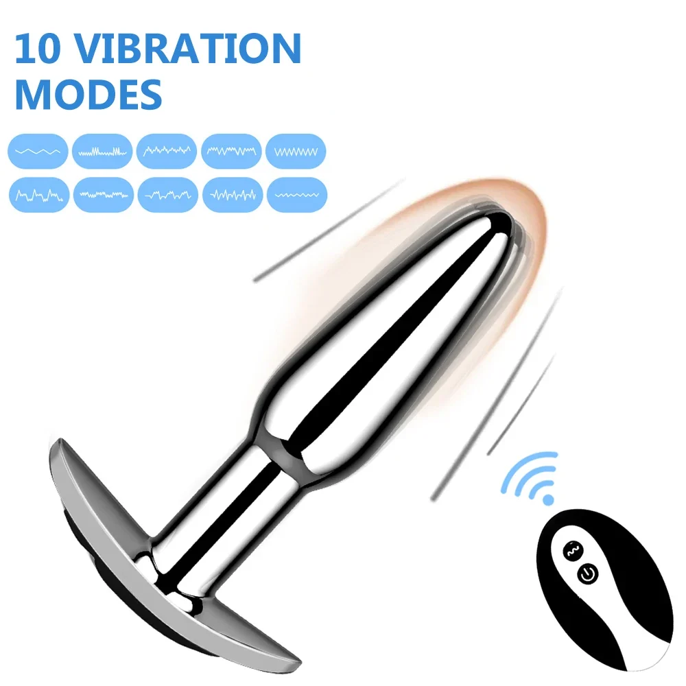 Metalen anaalplug Birdsexy Remote, foto 3