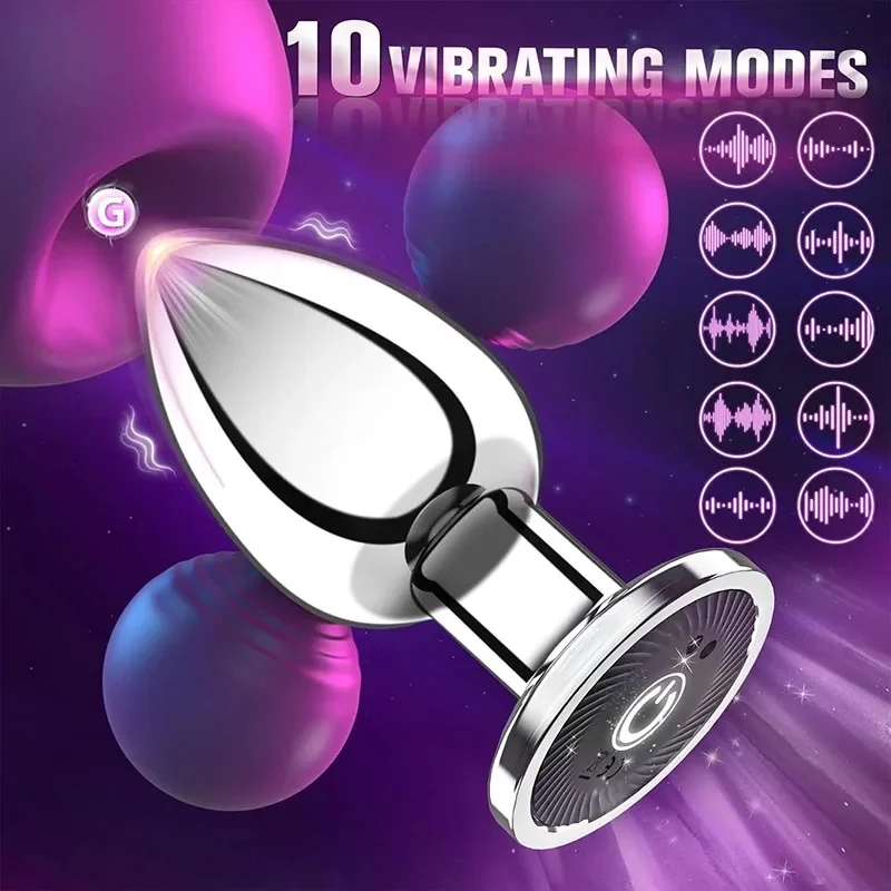 Metalen anaalplug Howcooool Remote, foto 2