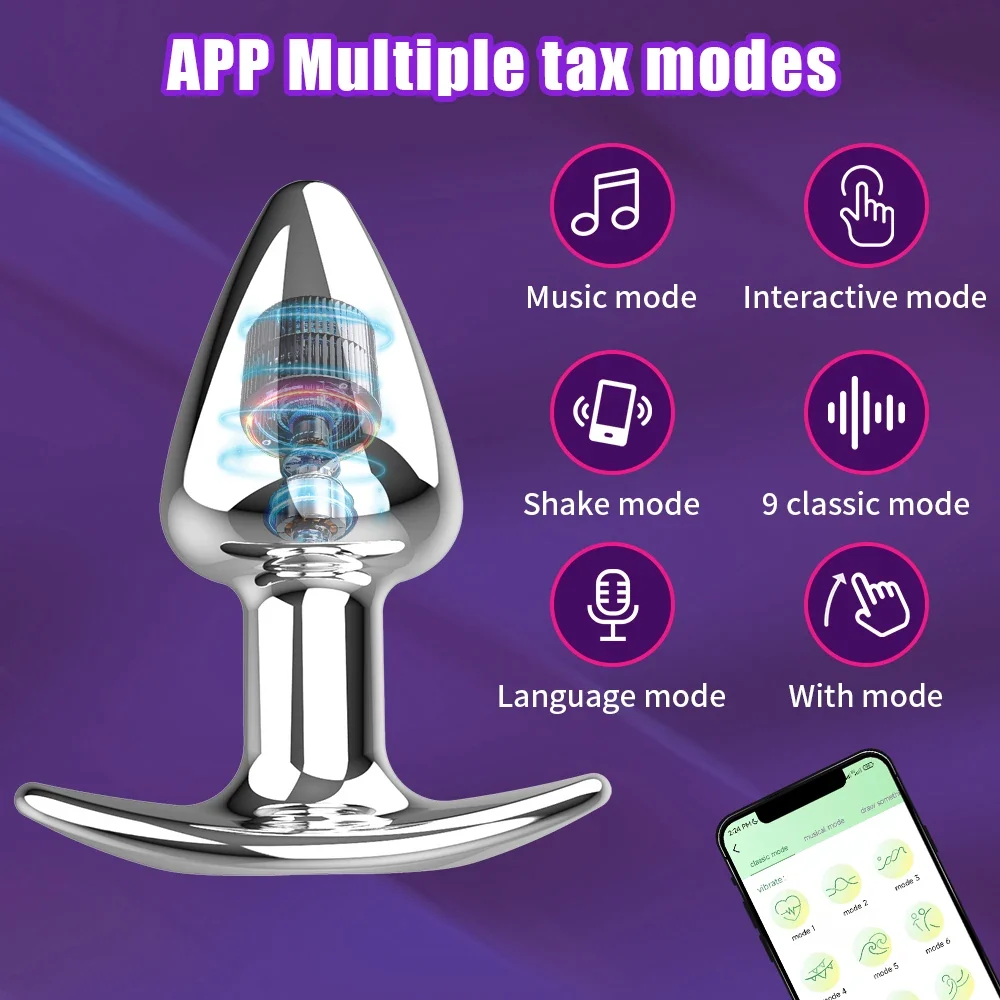 RVS anaalplug Lealuxes App, foto 2