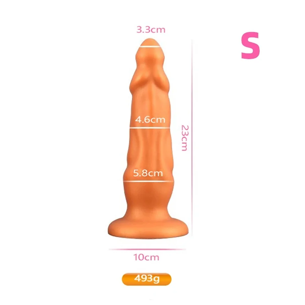 XXL buttplug Silhouet Noir & Or, Goud · S