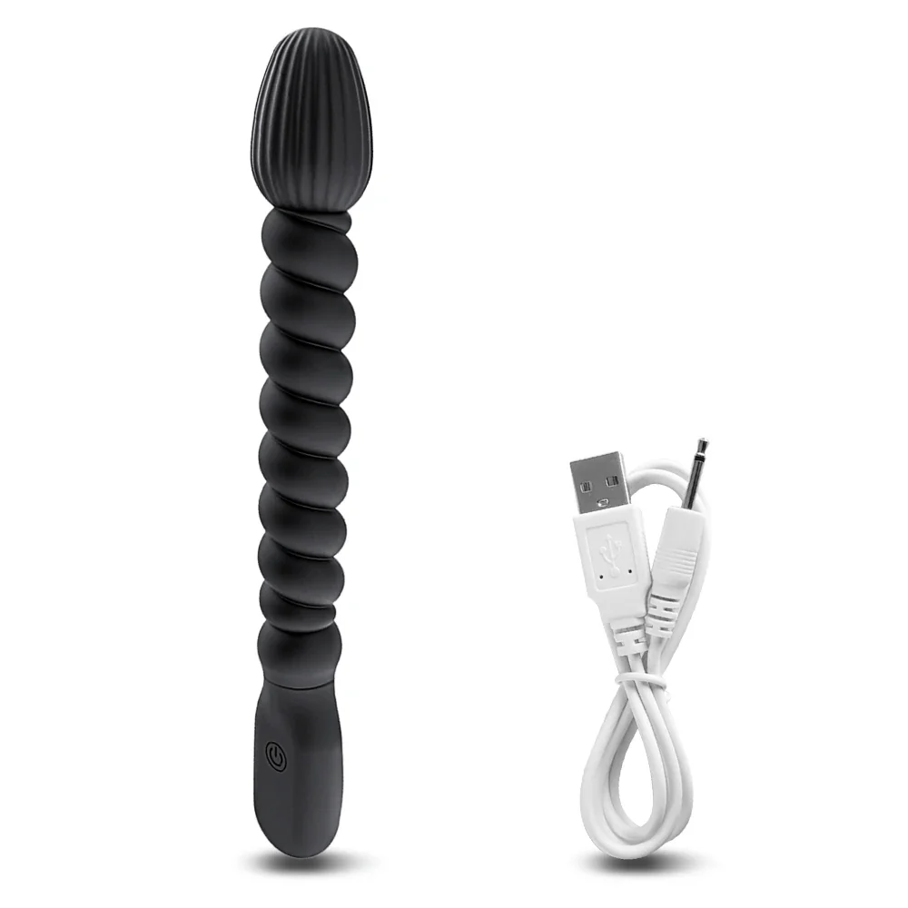 Siliconen vibrerende prostaat buttplug, foto 4