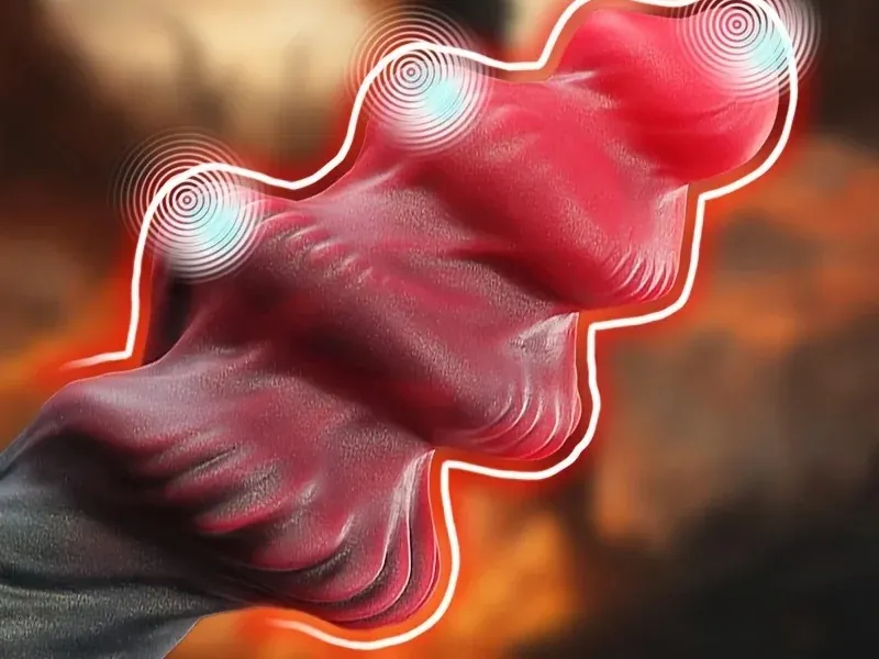 XXL fantasy buttplug Spiraal Inferno, foto 3